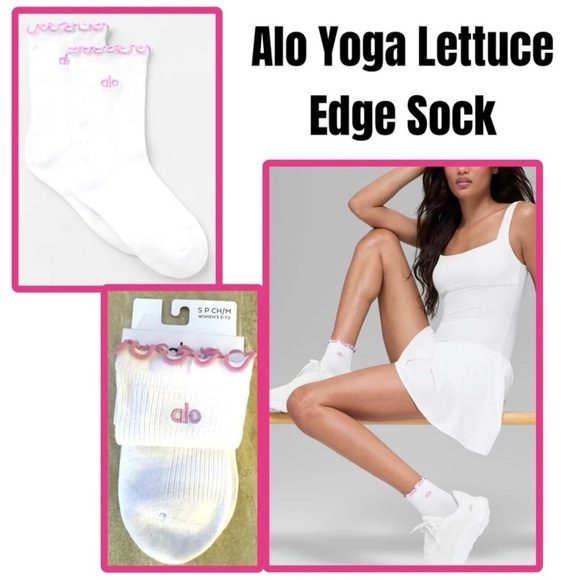 ALO Yoga Accessories - Yoga Women's Lettuce Edge Sock